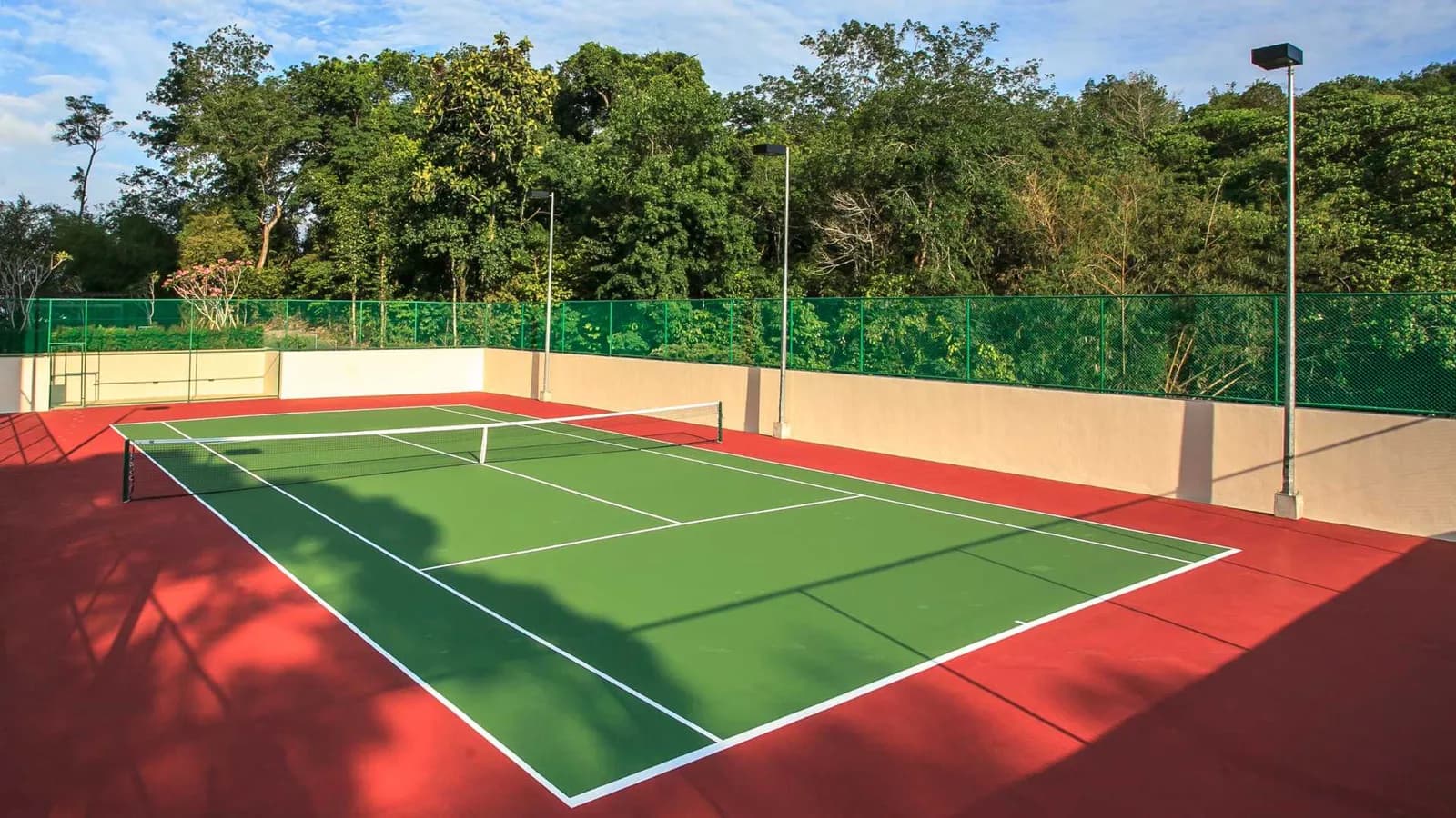 750 sq ft ADU as part of the tennis court