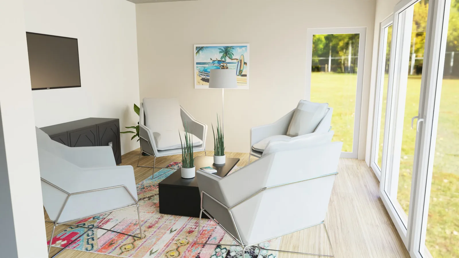 modern shed design for 330 sf