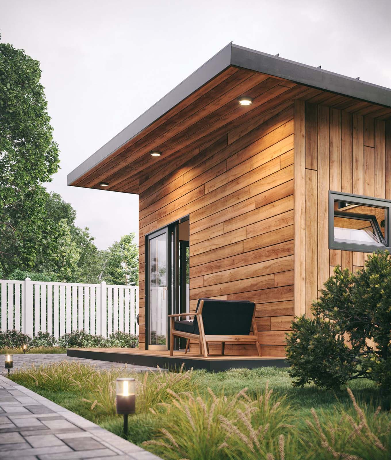 backyard home office, studio, pool house