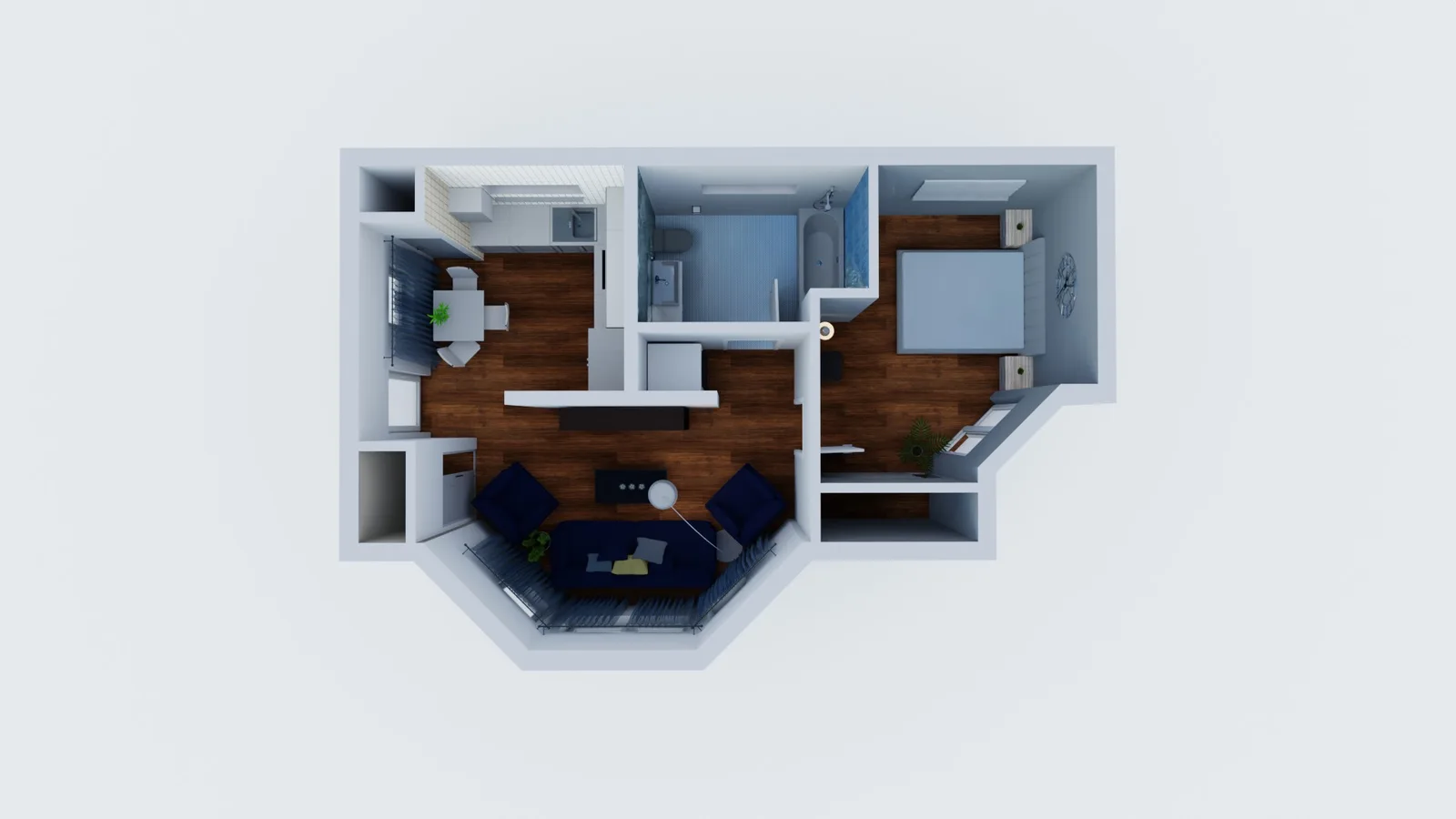 1 bedroom adu floor plans