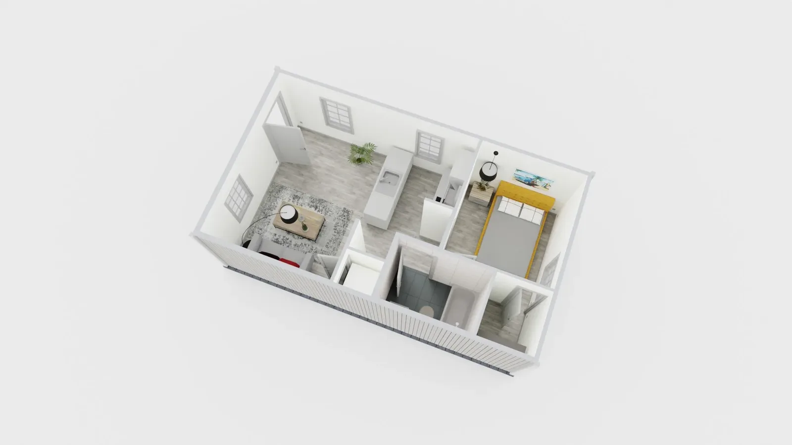 400 sq ft adu 1 bd/1 bath