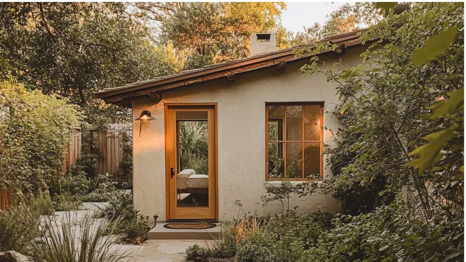 400 sq ft adu with stucco exterior