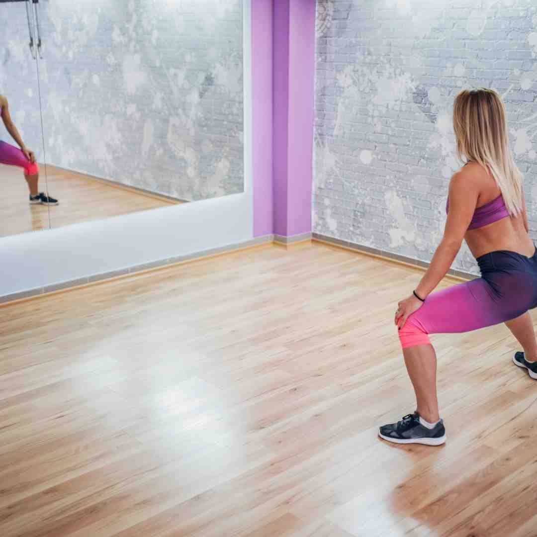 Mirror for backyard gym shed