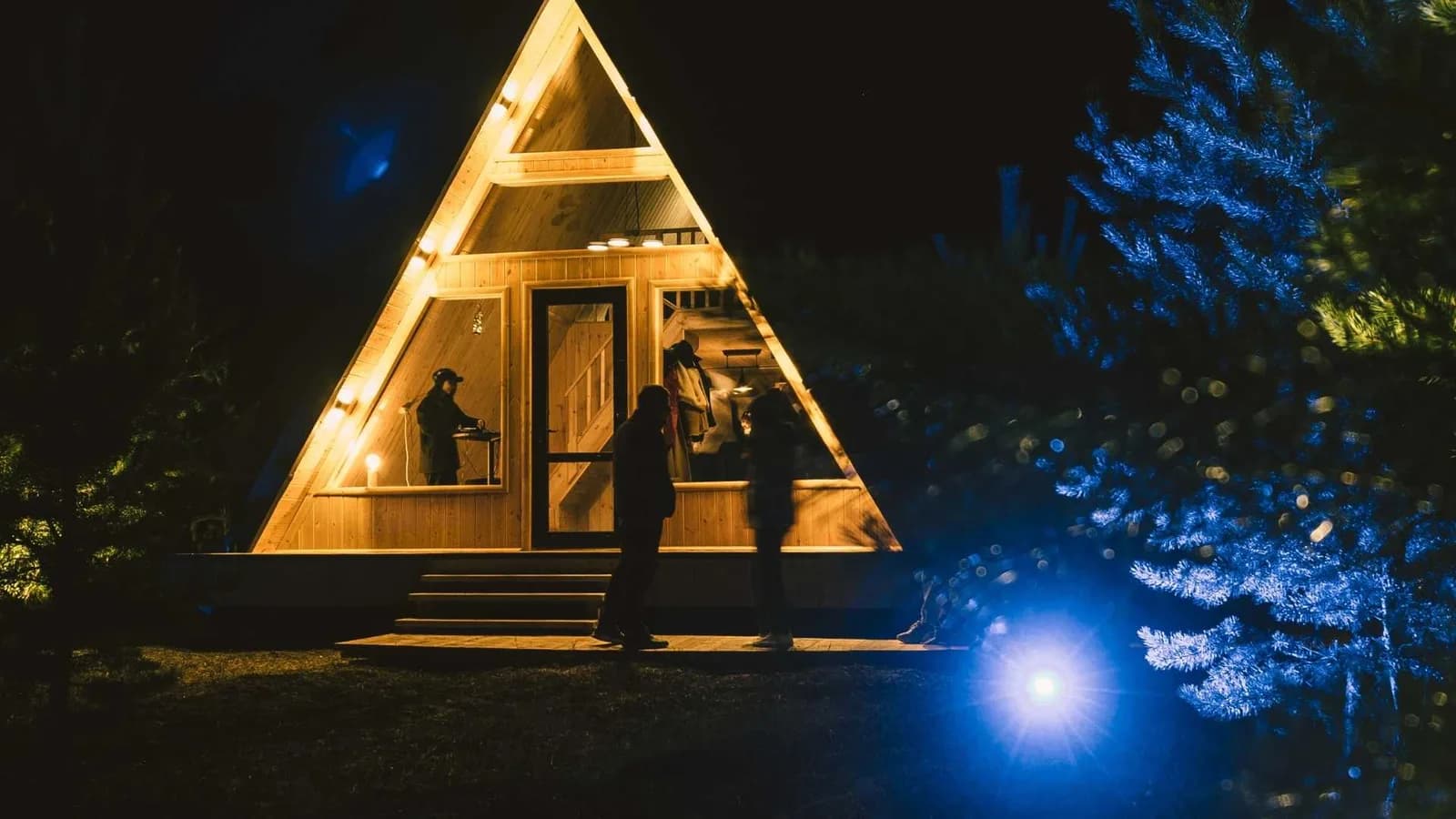 A-frame backyard cabin ideas
