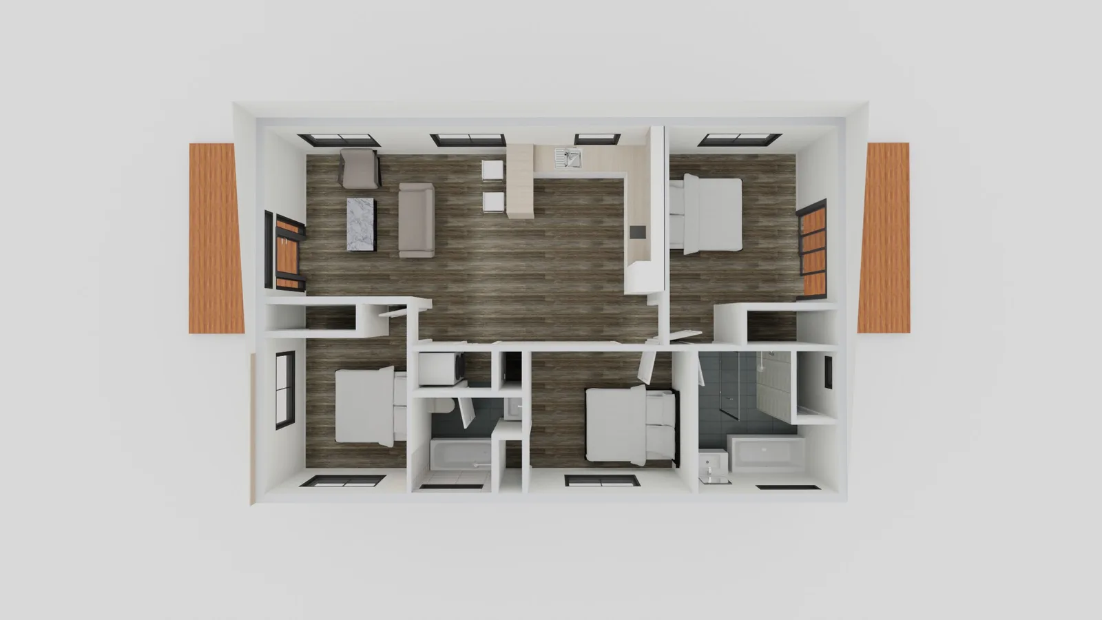 Adu floor plans 1200 sq ft