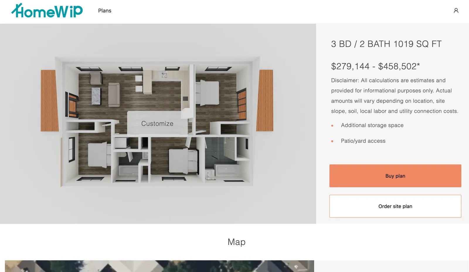 ADU Planner — estimate and costs
