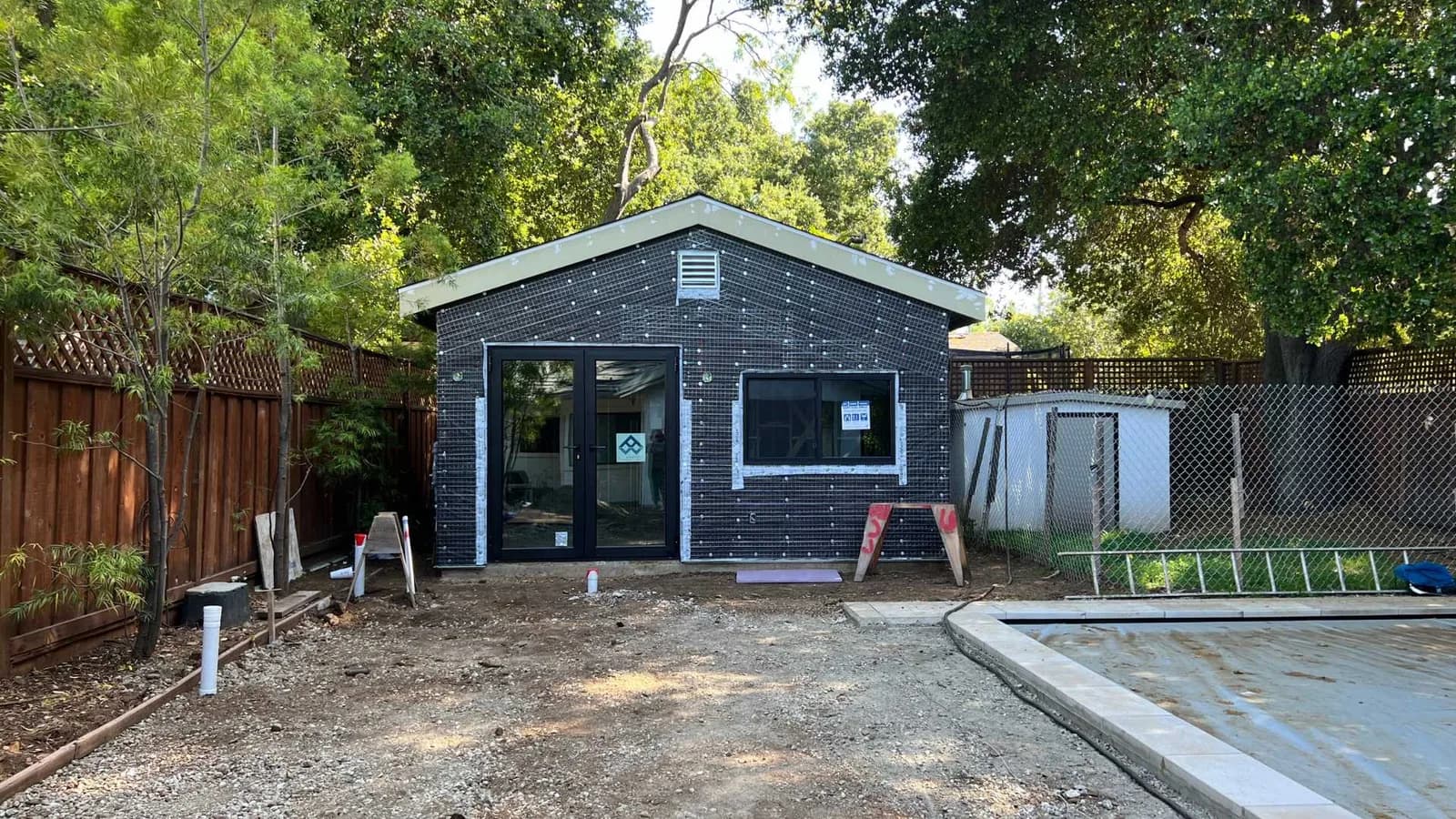 ADU ready for stucco
