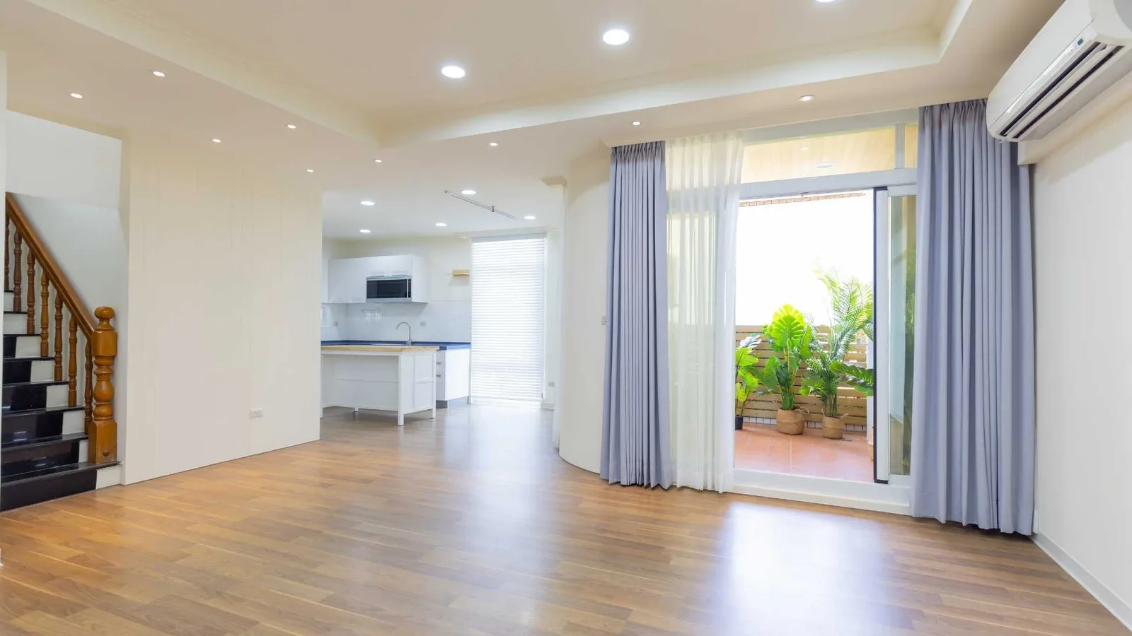 Basement apartment with a kitchen