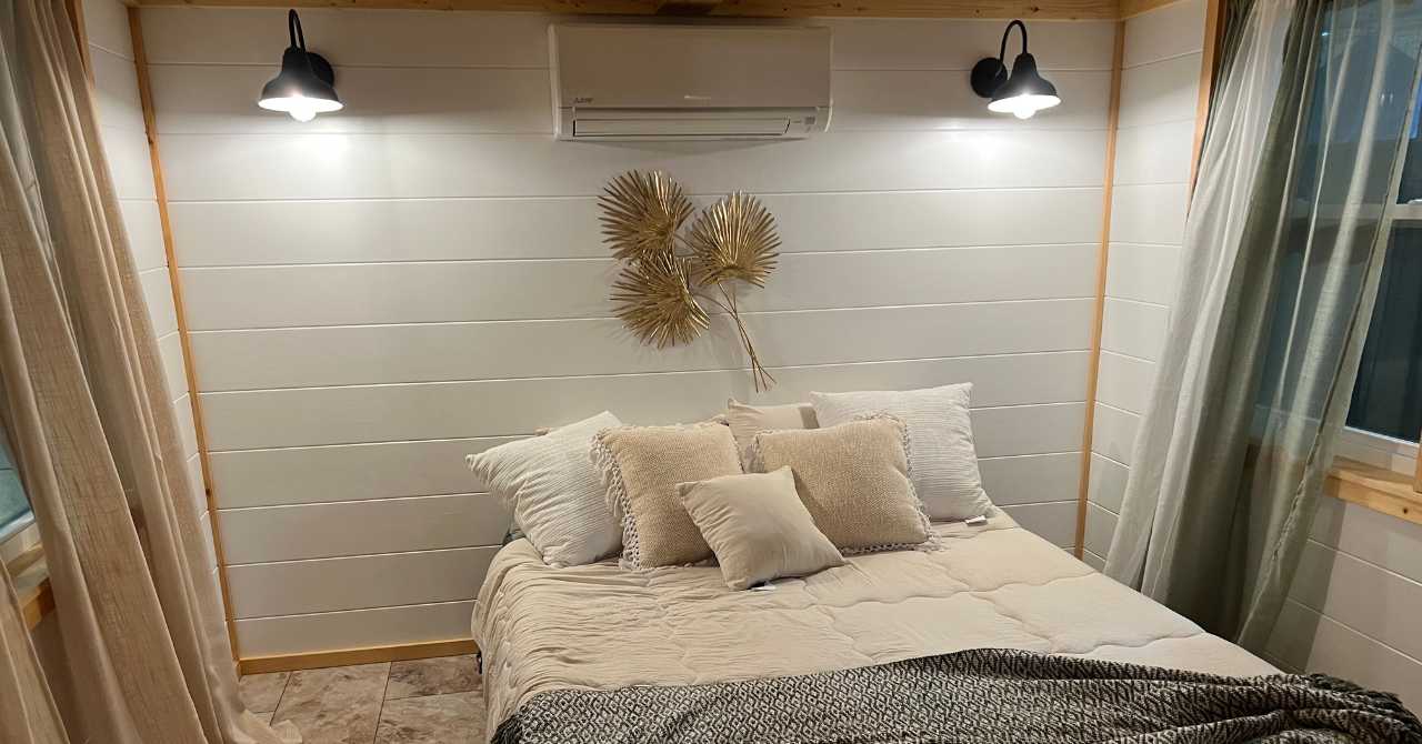 bedroom in a tiny house
