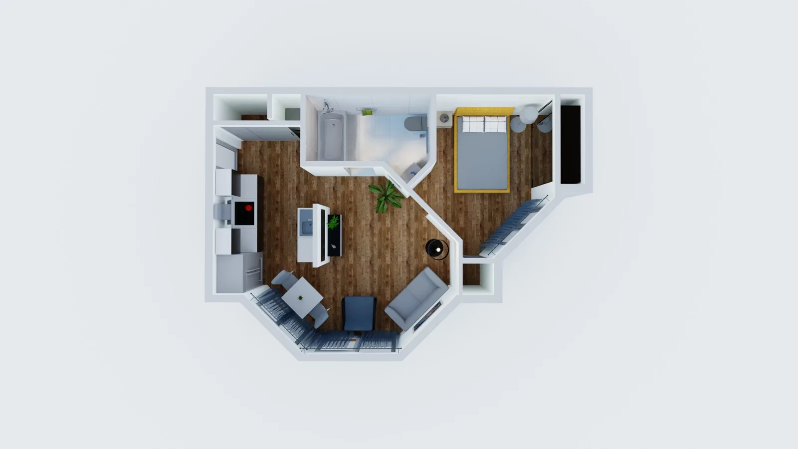1 bedroom 1 bathroom floor plans