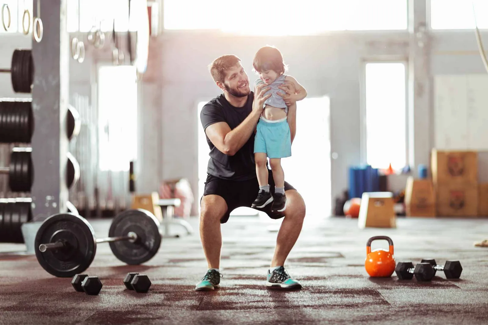 Decorating and organizing a workout shed