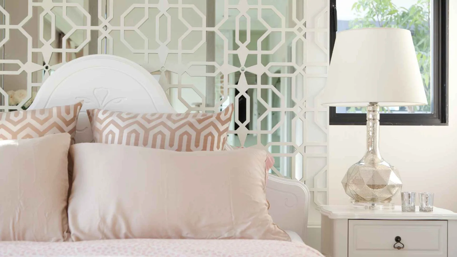 Divider separating areas within a small living space