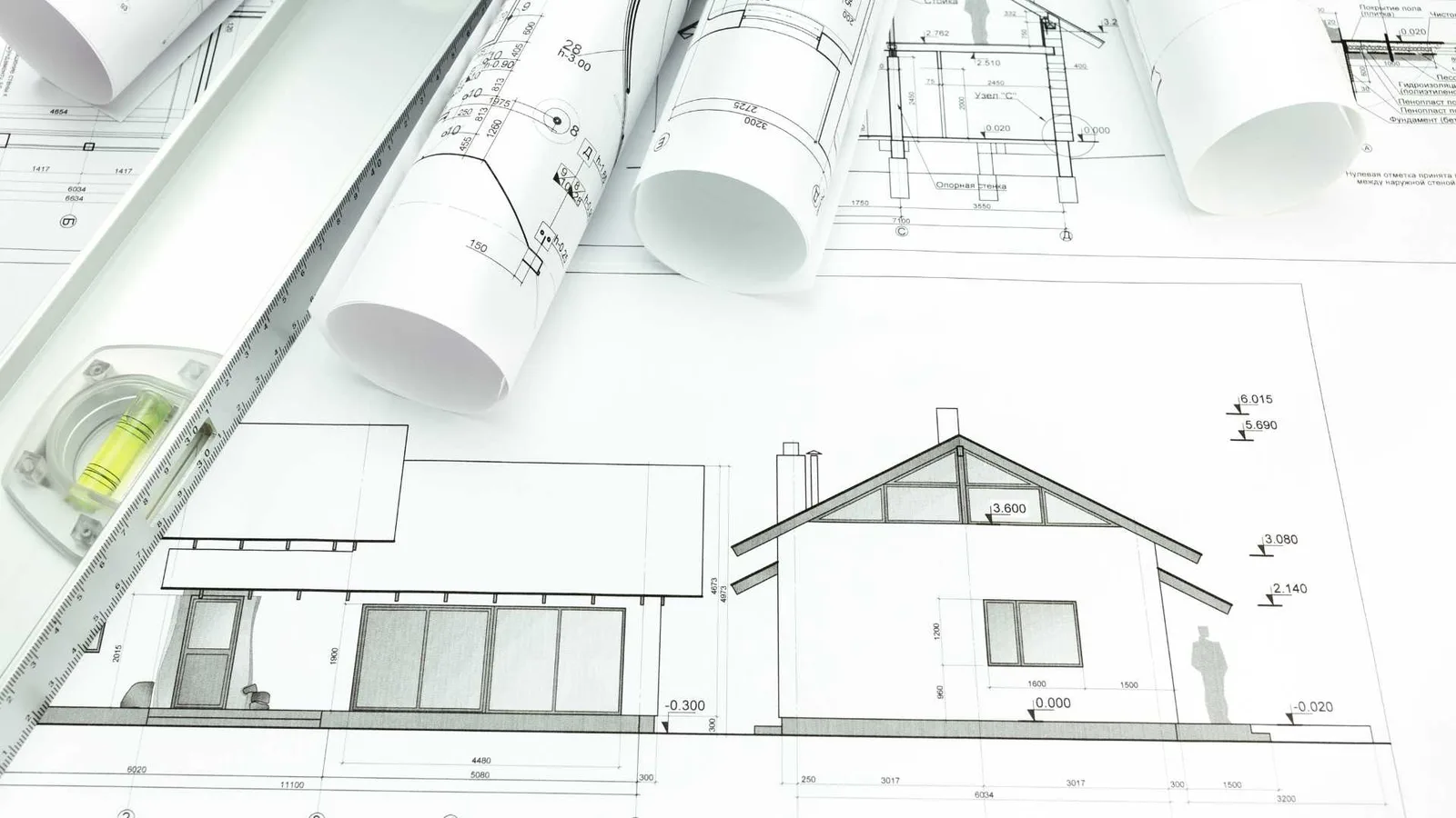 Elevations sheet in an ADU plan set