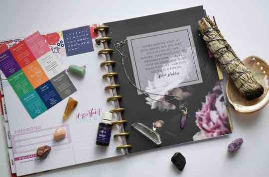 Feng Shui book on a home office desk