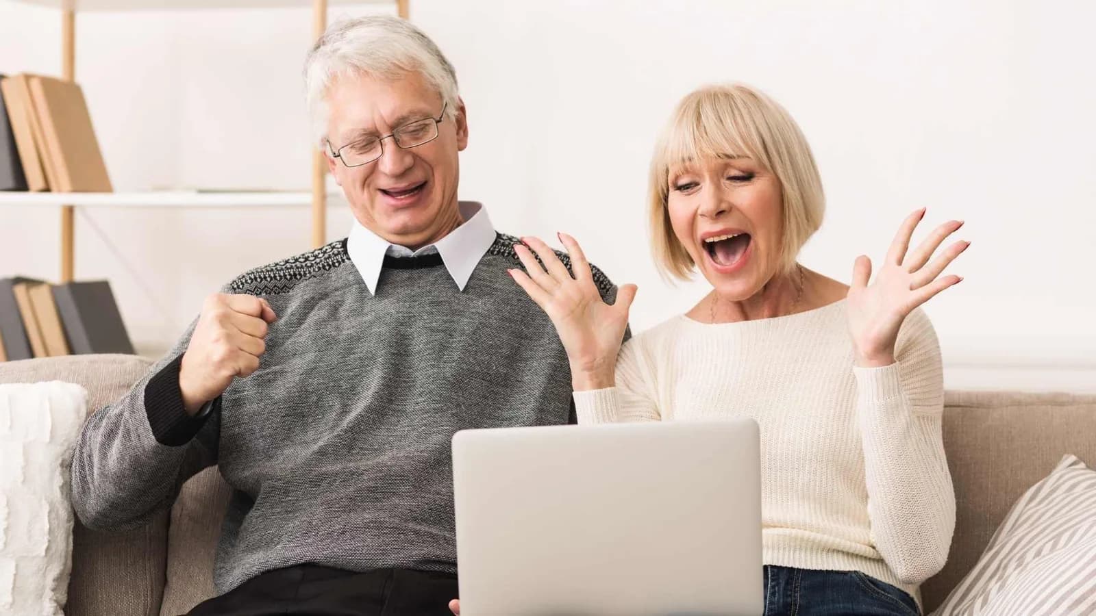 Happy homeowners