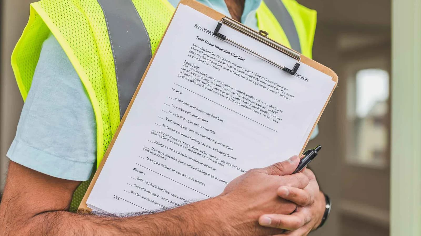 Home inspection checklist