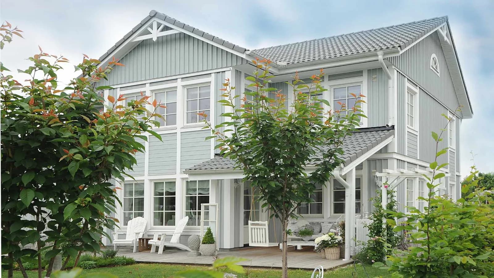 House built with a home kit
