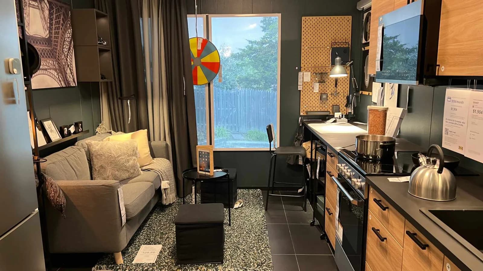 Ikea 120 sf layout