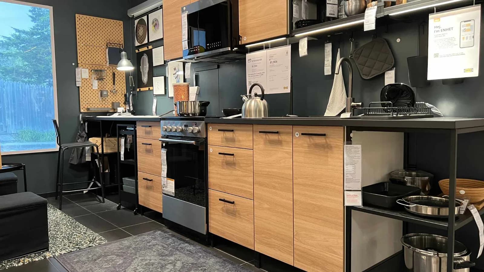 IKEA cabinets in 120 sf