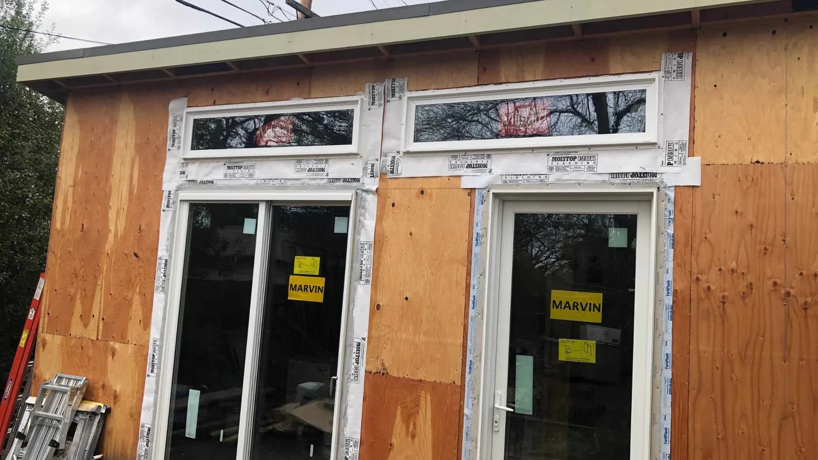 Installing windows in studio adu