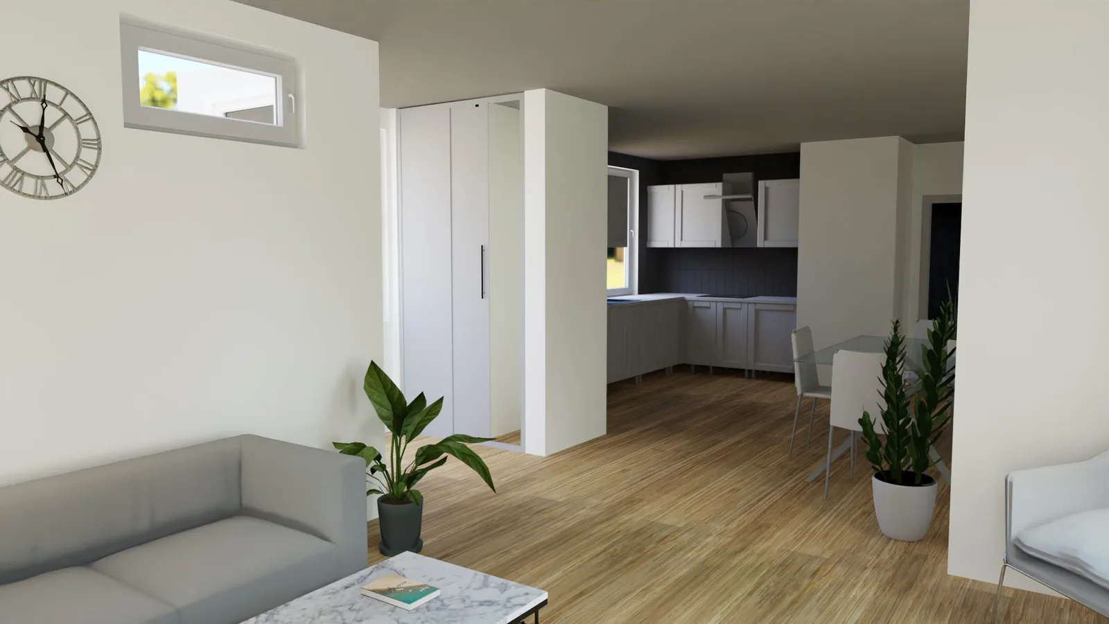 kitchen in 2 bedroom ADU