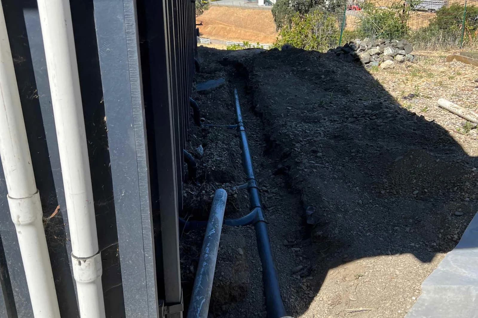 long stretch for utility line