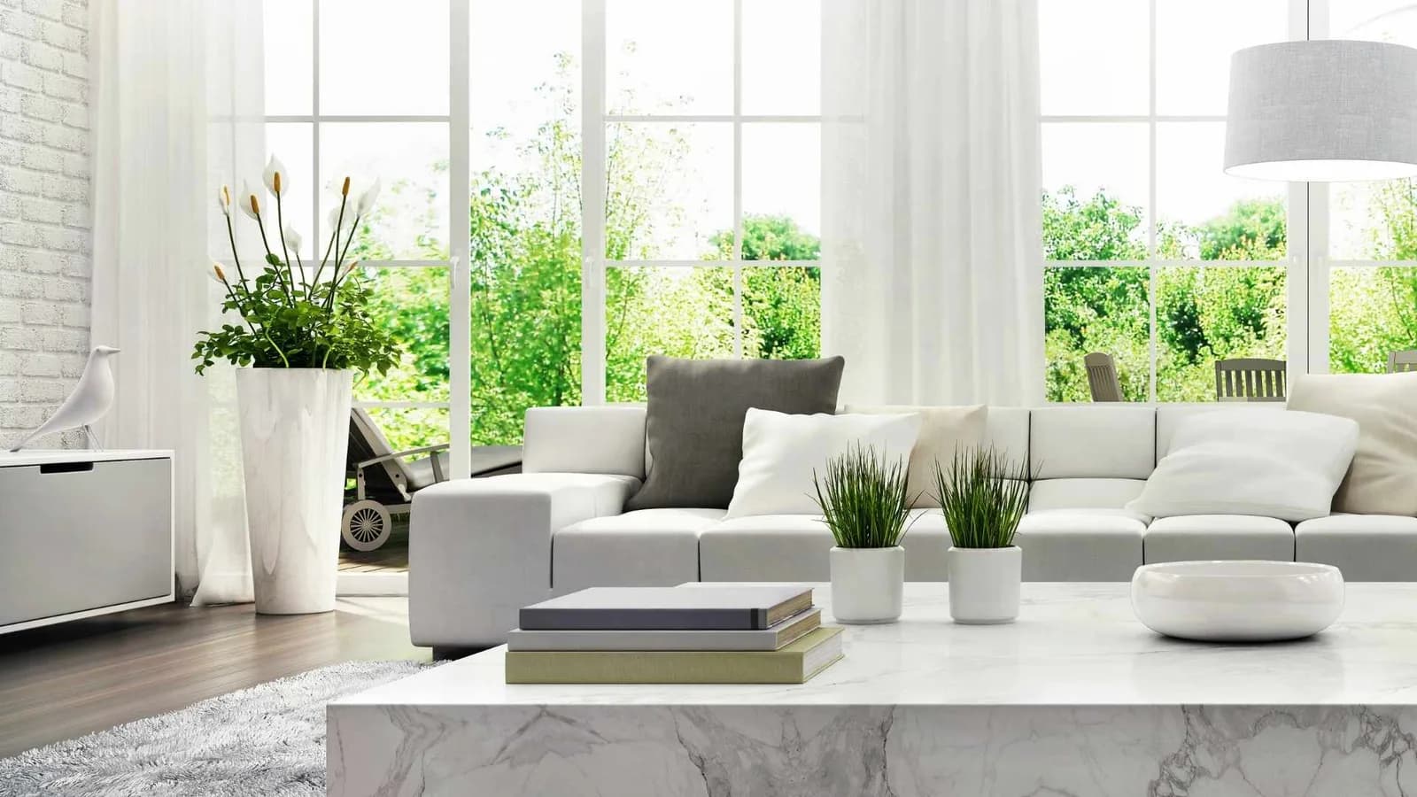 Minimalist modern ADU interior design