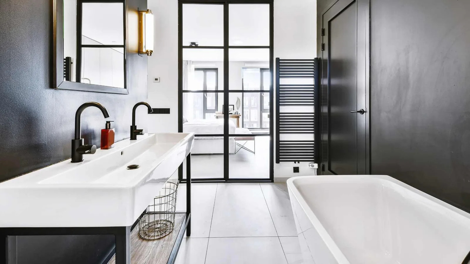 Modern ADU bathroom