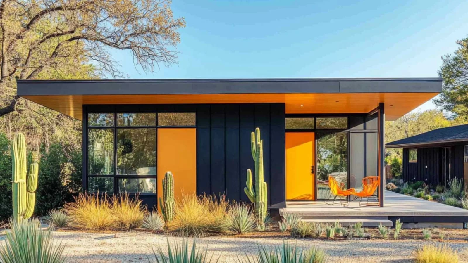 Modern detached ADU with contemporary exterior design