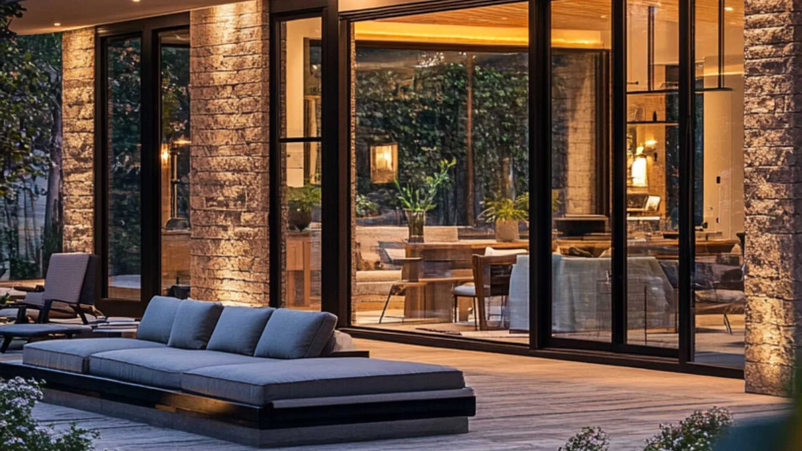 Modern ADU exterior with clean lines and large windows