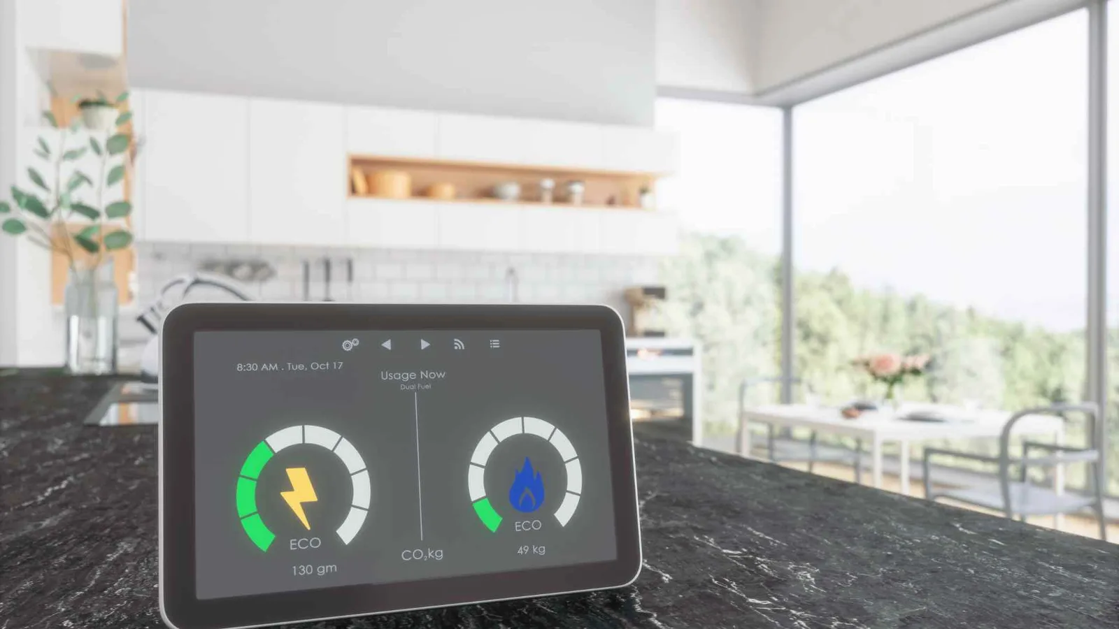 Monitoring consumption with smart meter