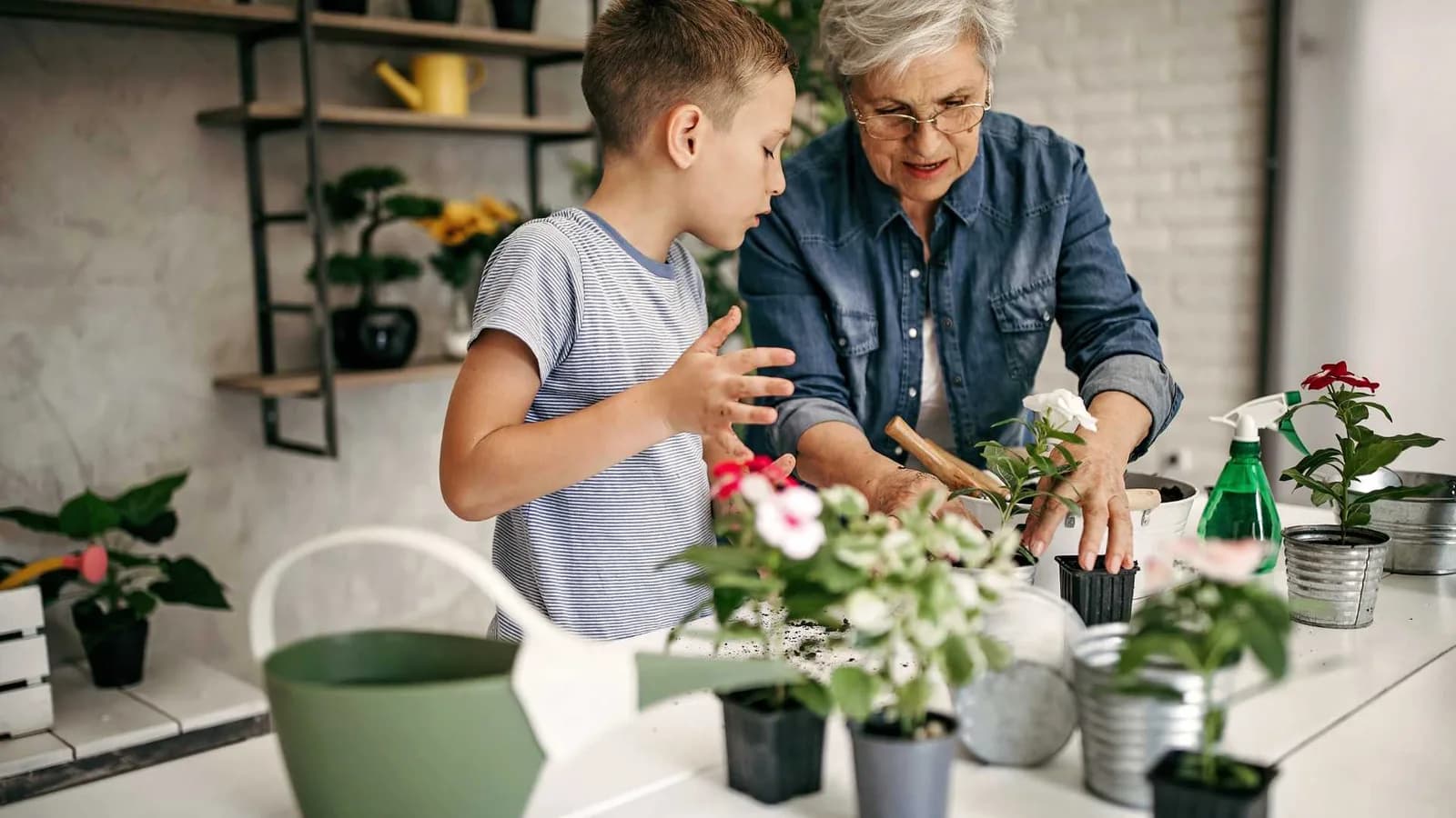 planting with granny