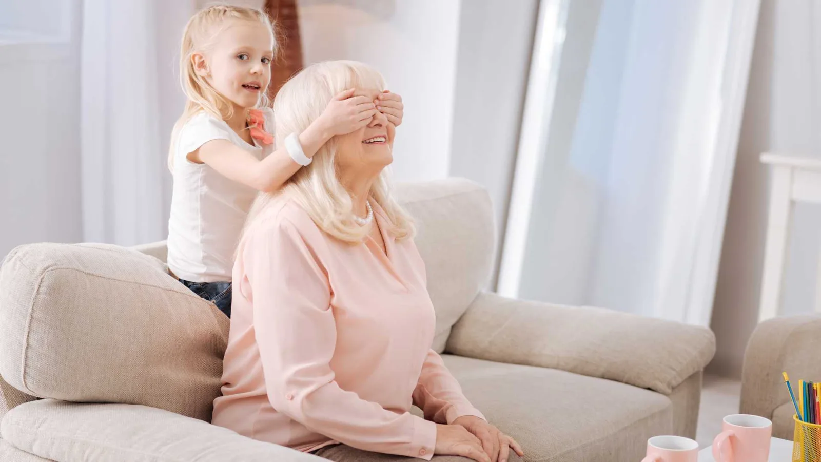 playing with granny