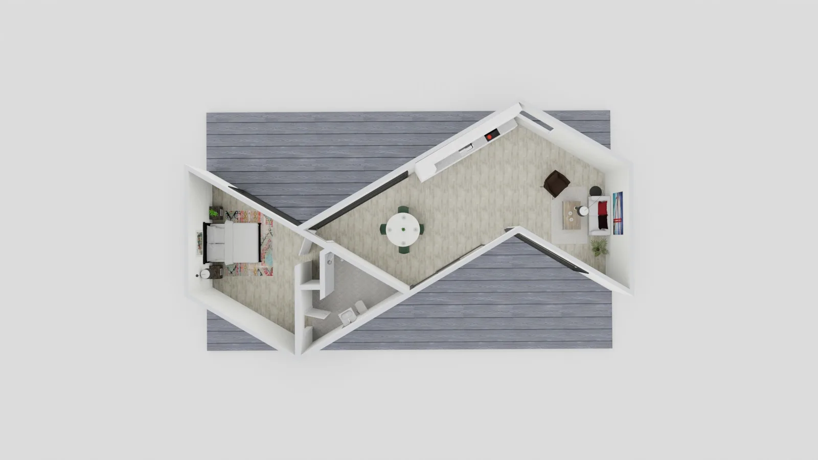 Preapproved ADU plan: 1 bedroom, 1 bath, 937 square feet