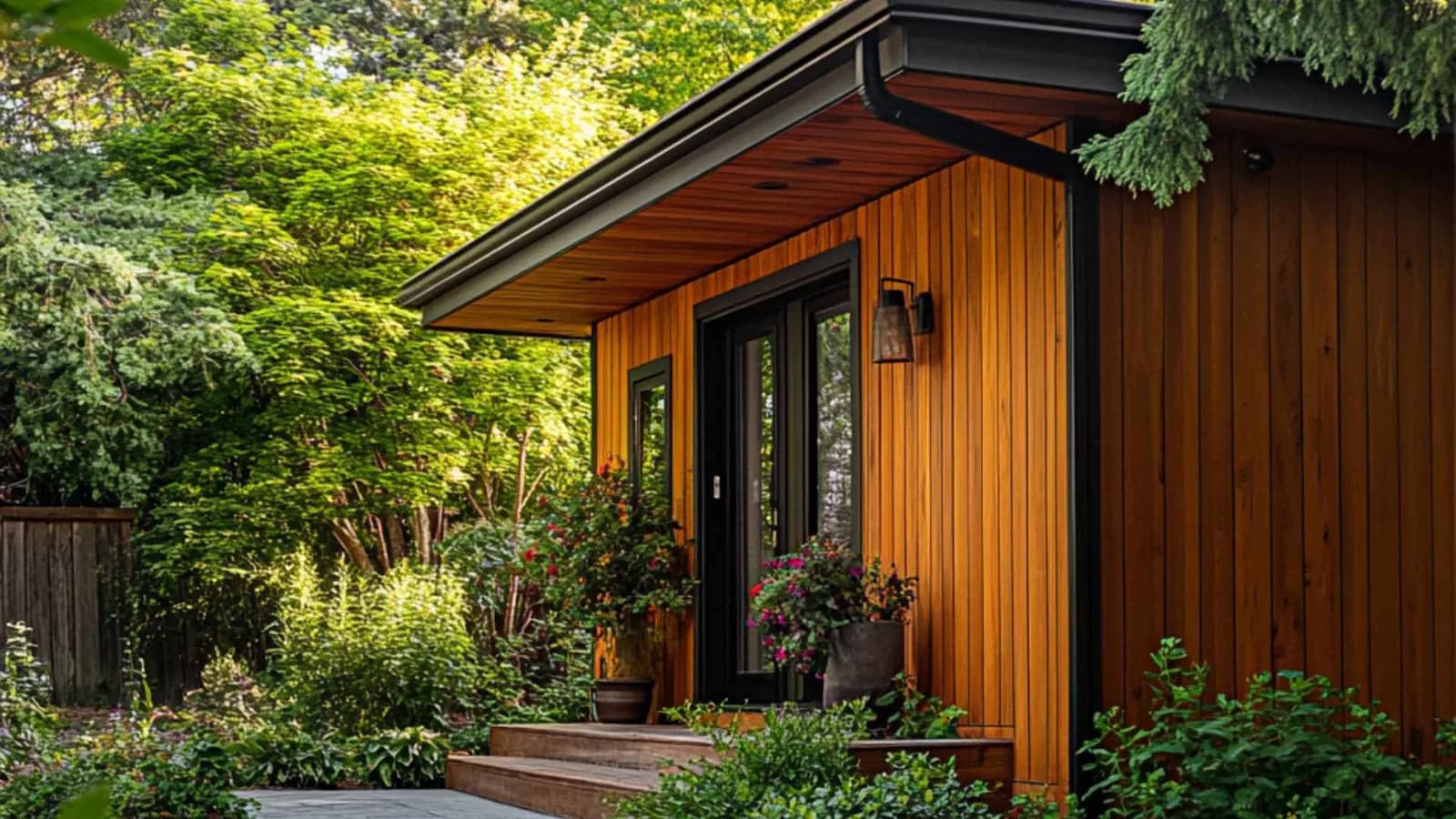 Wood clad Prefabricated Accessory Dwelling Unit