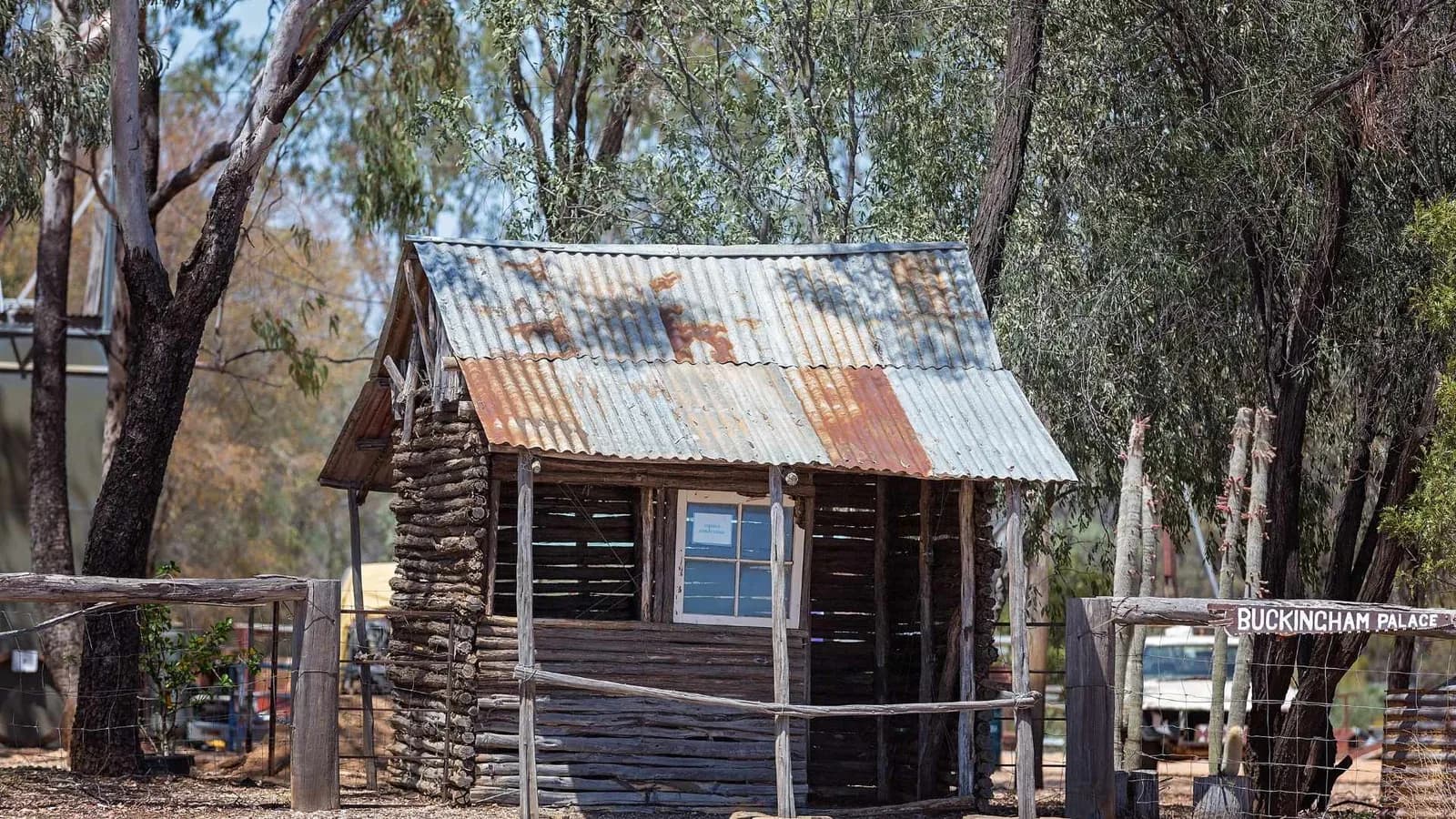 Ornate two-story backyard shed nicknamed Buckingham Palace