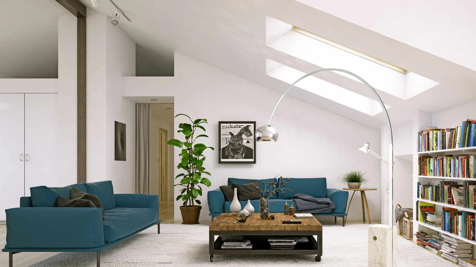 skylights to add space in tiny house design