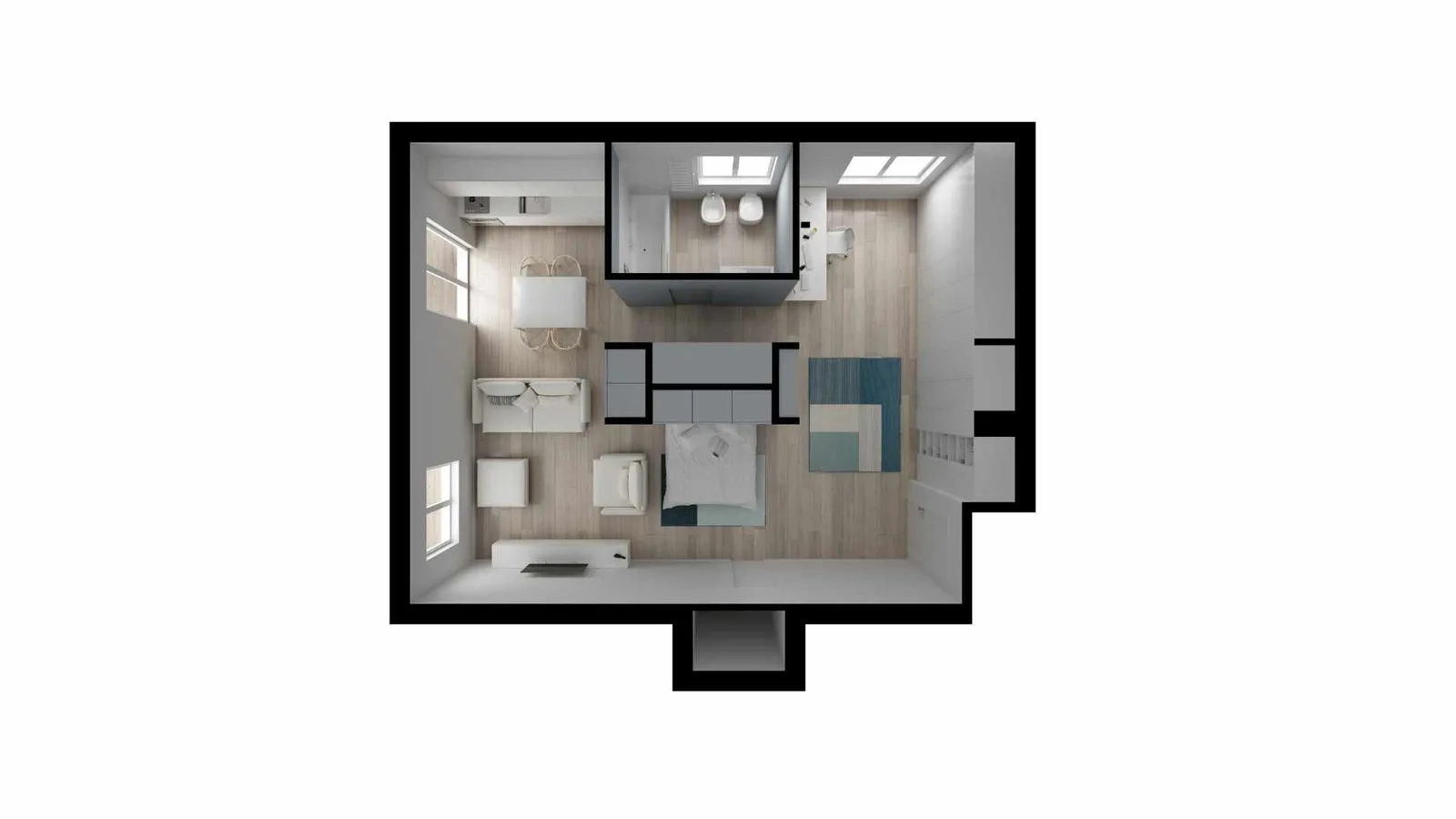 Studio floor plan