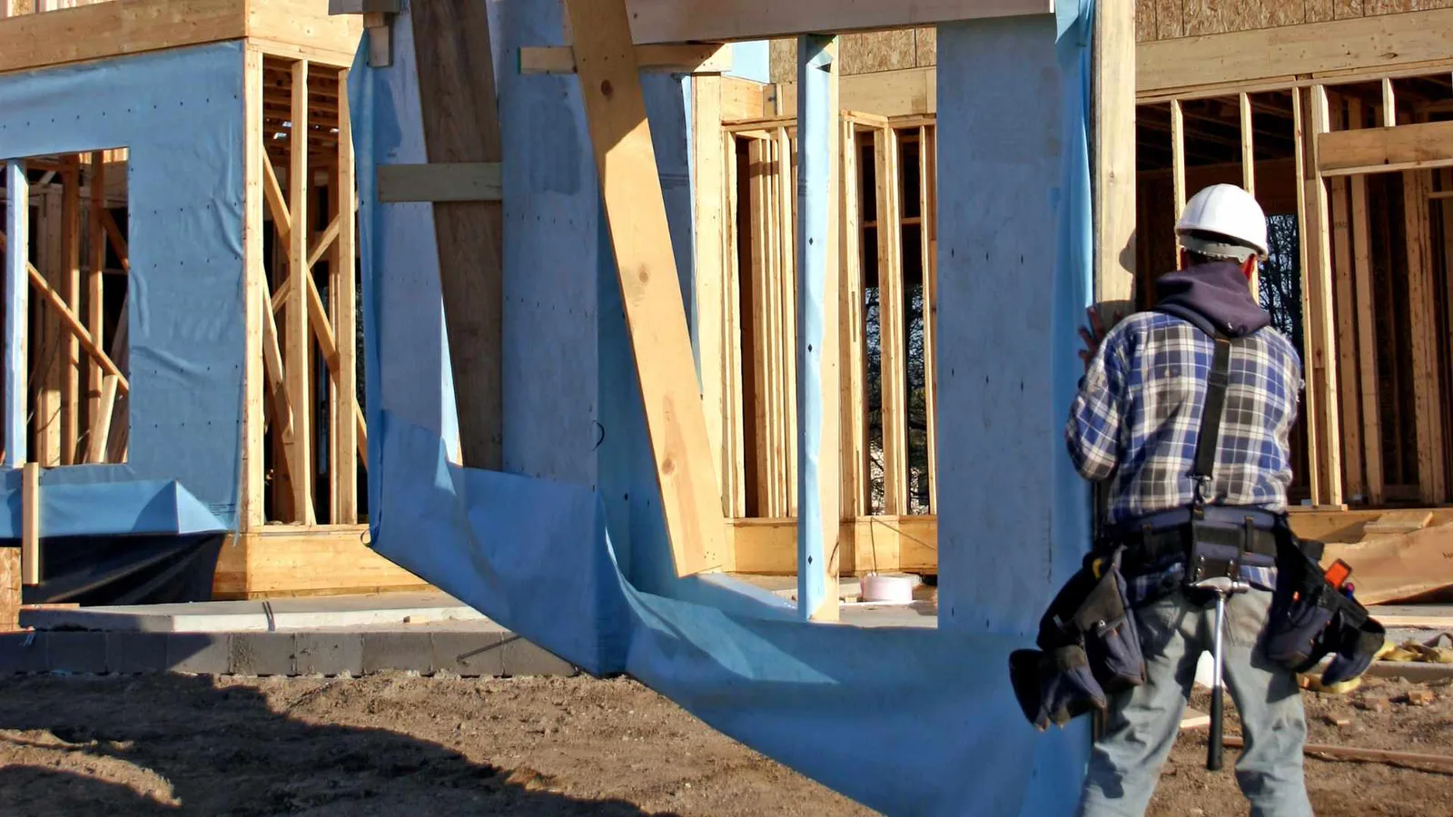 wall in a panelized kit home