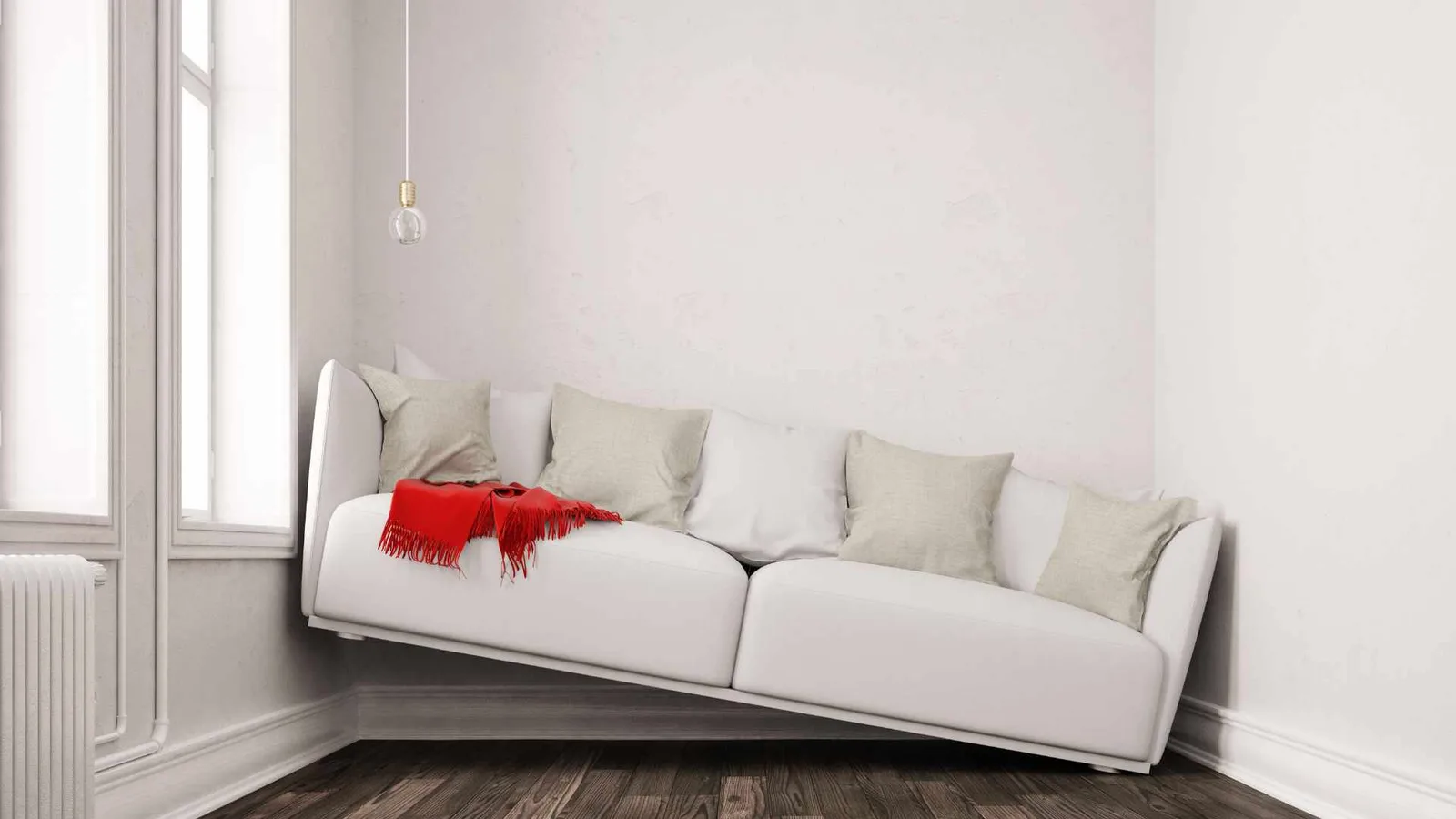 wrong sized sofa